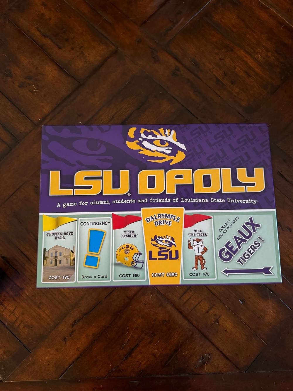 LSU Opoly Board Game - Purple and Gold